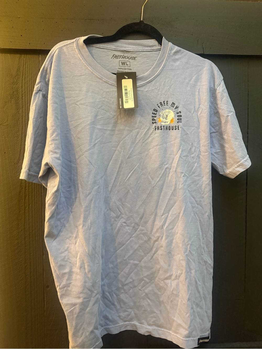 Fasthouse Women’s Light Blue Short Sleeve Graphic Tee